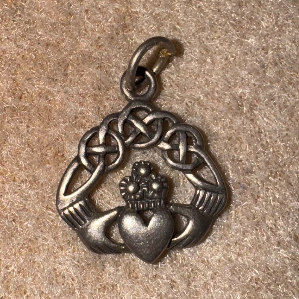 Claddagh Sterling Silver Pendant